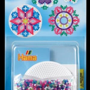 2000 חרוזי מיני ולוח קטן-בבליסטר