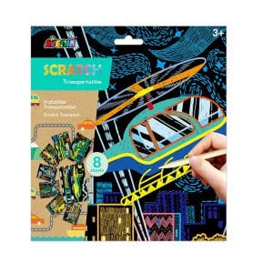 ערכת 8 לוחות גירוד-תחבורה