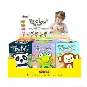 יצירת בובות ראש עט בתפירה