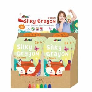 ערכת 6 צבעי משי בקופסא