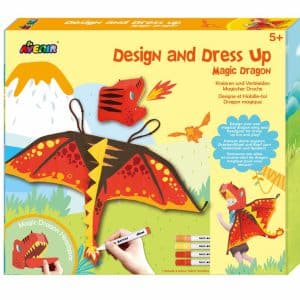 ערכת יצירה וצביעה תחפושת- דרקון
