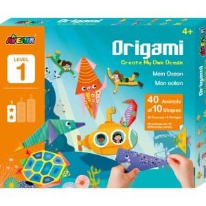 ערכת יצירה מתחת לים בקיפולי נייר