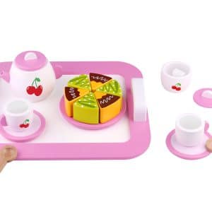 ערכת תה מעץ