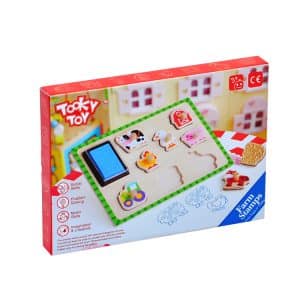 פאזל חותמות חיות מעץ