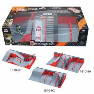 ערכת מיני סקייטפארק עם אופניים וסקייטבורד