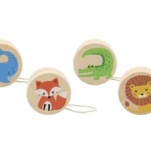 יו יו חיות מעץ