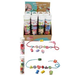 צורות עץ להשחלה עם שרוך בגליל