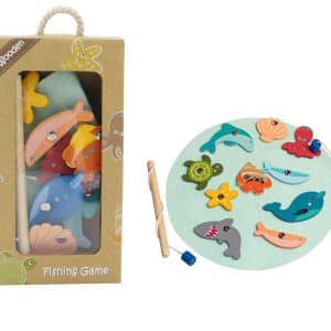 משחק דגים עם חכה