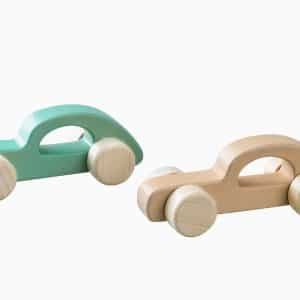 מכונית עץ לדחיפה בקופסא