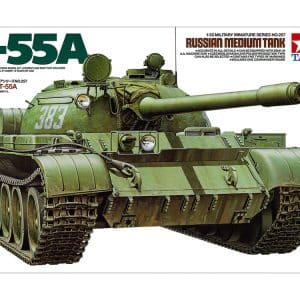 מודל להרכבה טאמיה – טנק סובייטי T-55A בקנה מידה 1:35 – 5835257