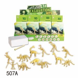 שלד דינוזאור קטן לחפירה