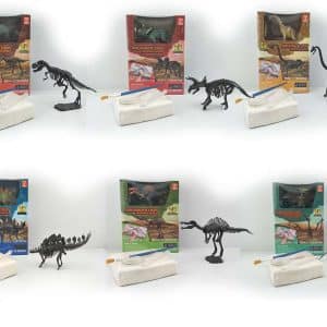 דינוזאור+שלד דינוזאור להרכבה