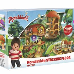 קומת בית בובות עם מנורת לד