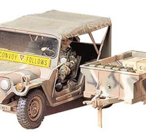 ג'יפ+נגרר 1/35