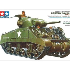 מודל להרכבה טאמיה – טנק אמריקאי M4 Sherman גרסת ייצור מוקדמת בקנה מידה 1:35 –  5835190