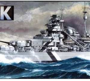 מודל להרכבה אוניית המערכה הגרמנית Bismarck בקנה מידה 1:350 – Tamiya 78013