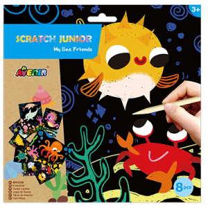 ערכת 8 לוחות גירוד גדולים