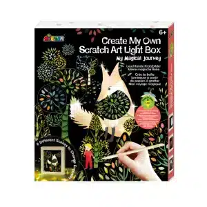 ערכת הכנת מנורת לילה 6 תמונות גירוד