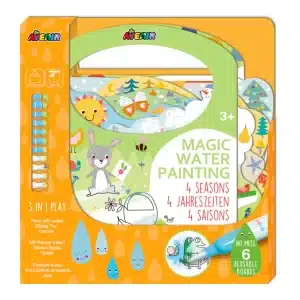 ערכת מכחול הקסם+מדבקות ומשחקי חשיבה