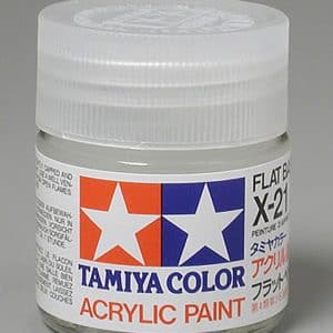 צבע אקרילי למודלים - X21 FLAT BASE