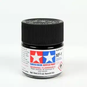 צבע אקרילי שחור מט XF-1