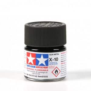 צבע אקרילי למודלים "גאן מאטל" X10