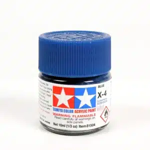צבע אקרילי למודלים - כחול X4
