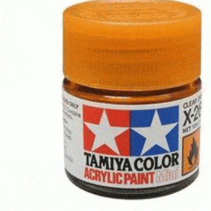 צבע אקרילי למודלים - כתום שקוף X26