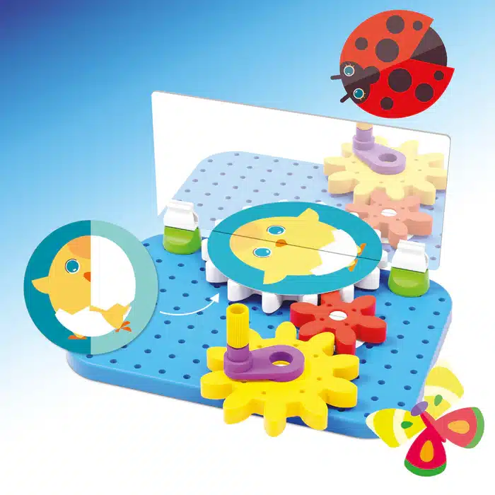 ערכת גלגלי שיניים עם מראה 012312 – תמונה 3