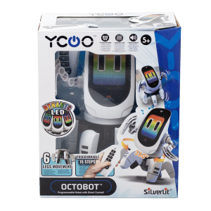 תמנון רובוטי על שלט עם תכנות