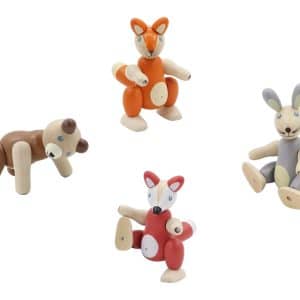 חיות מתקפלות מעץ 3523738