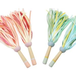 צמד פונפונים מעץ 3523794