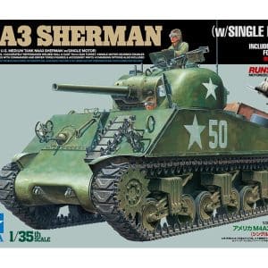 טנק שרמן אמריקאי M4A3 עם מנוע – בקנה מידה 1/35 30056