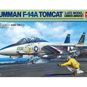 1/48 Tamiya Grumman F-14A Tomcat (Late Model) – סט המראה מנושאת מטוסים 61122