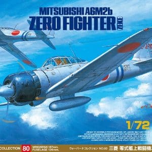 Mitsubishi A6M2b Zero Fighter (Zeke) – 1/72 Scale | Tamiya 60780