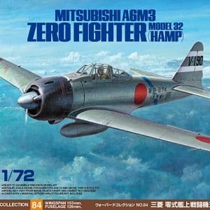 Mitsubishi A6M3 Zero Fighter Model 32 (Hamp) – 1/72 Scale | Tamiya 60784