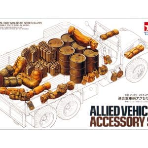 Allied Vehicles Accessory Set – 1/35 Scale | Tamiya 35229