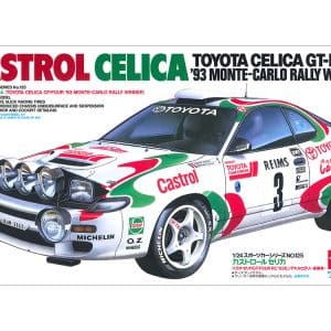 Tamiya – Castrol Toyota Celica GT-Four (’93 Monte-Carlo Rally Winner) – קנה מידה 1/24 24125