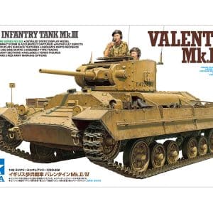 Tamiya – טנק רגלים בריטי Mk.III Valentine Mk.II/IV – קנה מידה 1/35 35352