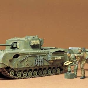 TAMIYA British Churchill C – Crocodile Flamethrower Tank 35100