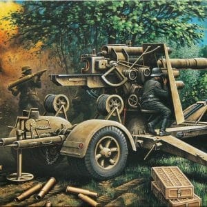 דגם להרכבה של תותח 88 מ"מ - פלאק 36 1\72 הסגאווה 0431138