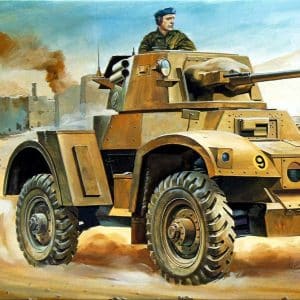 רכב משוריין DAIMLER ARMOURED CAR 1\72  של הסגאווה 0431124