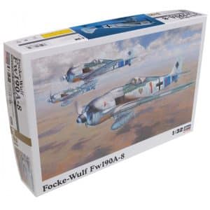 מטוס להרכבה פוקה וולף FW190-A8 1\32 של הסגאווה 048071