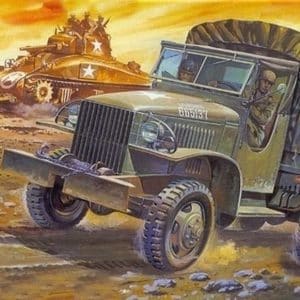 משאית להרכבה - GMC CCKW -353 1\72 של הסגאווה 0431120