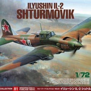 מודל להרכבה טאמיה – מטוס התקיפה Ilyushin Il-2 Shturmovik בקנה מידה 1:72 – 5860781