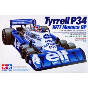 מודל להרכבה טאמיה – מכונית פורמולה 1 Tyrrell P34 גרנד פרי מונקו 1977 בקנה מידה 1:20 – 5820053
