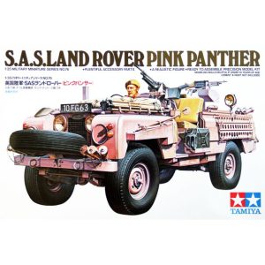 מודל להרכבה טאמיה – רכב הסיור הבריטי SAS Land Rover Pink Panther בקנה מידה 1:35 – 5835076