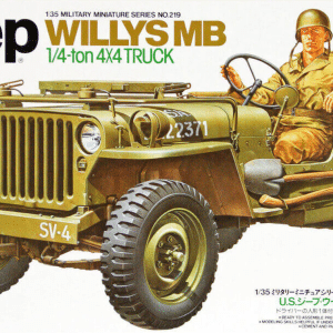 מודל להרכבה טאמיה – Jeep Willys MB משאית קלה ¼ טון 4×4 בקנה מידה 1:35 – 5835219