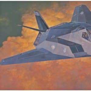 מטוס תקיפה חמקני Lockheed F-117A Nighthawk – דגם להרכבה | Hasegawa 040531 (1/72)