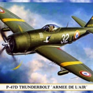 מודל להרכבה P-47D Thunderbolt “Armée de l’Air” קנה מידה 1:48 Hasegawa 0409564